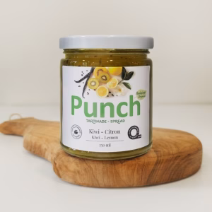 Tartinade biologique de kiwi et citron